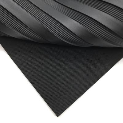Anti-Slip Rubber Mat / Wide Ribbed Rubber Sheet