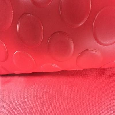 Red Round Stud Rubber Sheets Mats