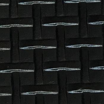 Rough Surface Grid Pattern Black Conveyor Belt PVC For Sander