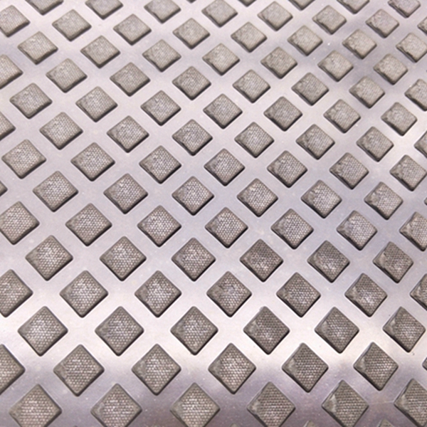 One Side Diamond Rubber Sheet Heavy Duty Flooring Gasket One Side Rough Solid Surface Rubber Sheet