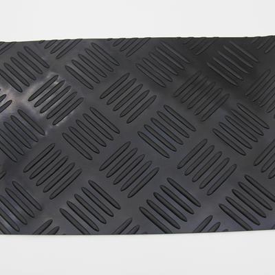 High Quality Anti Slip Checker Rubber Sheet/mat/plate/flooring Roll For Truck /Garage