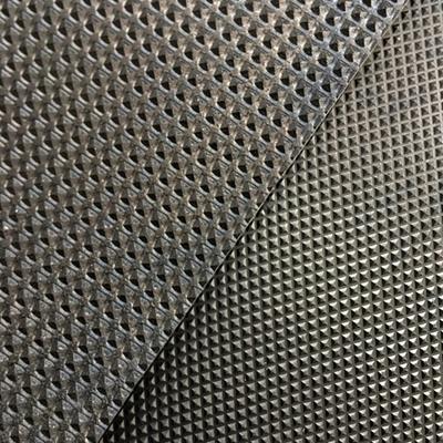 Heavy weight non-slip rubber car diamond & pyramid textures mats