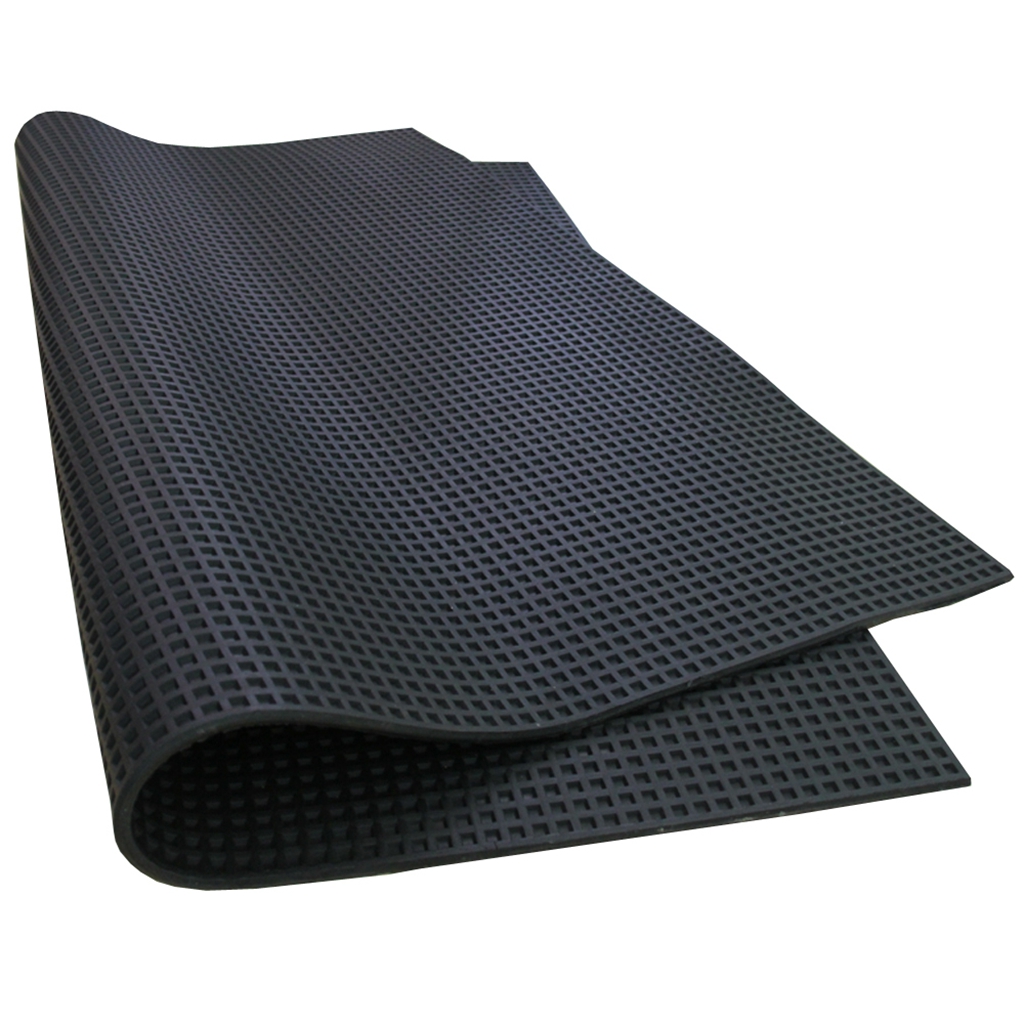 Wholesale black anti-slip rubber sheet floor rubber mat