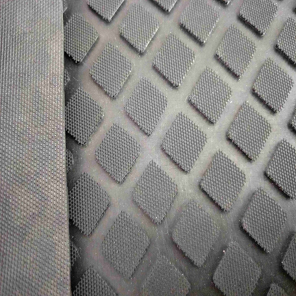Elastic shockproof industrial anti-slip diamond rubber sheet floor mat