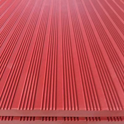Professional Anti-slip Insulation Red Safety Rubber Mat Sheet