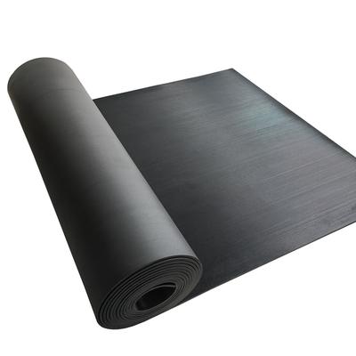 Durable stripe pattern surface sbr rubber mat abrasion resistant sheet