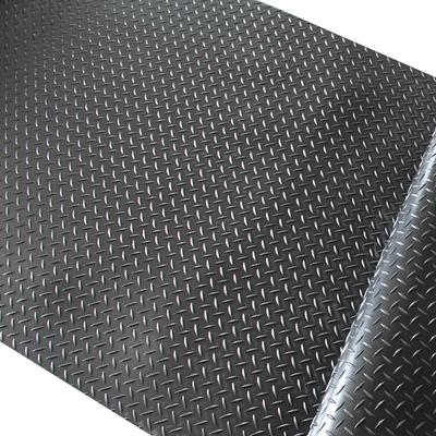 Protect floor durable anti slip willow leaf diamond mat rubber sheet