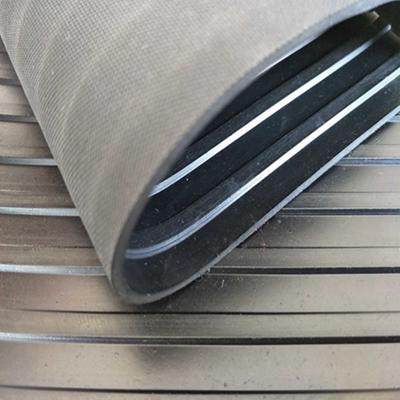 High quality new coming Ant-slip Water-proof Wide Ribbed Rubber Sheets