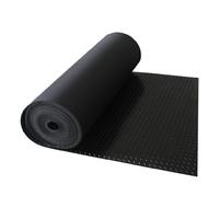 Black insulated willow leaf rubber plate anti-slip rubber sheet