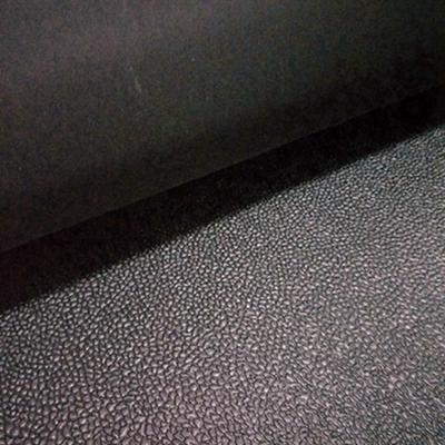 Black Eco-friendly Industrial Orange Peel Grain Embossed Rubber Mat
