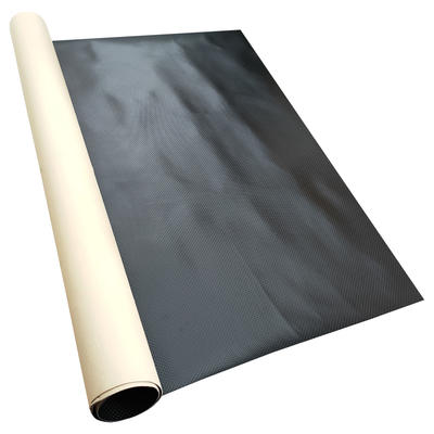 Self-adhesive waterproof black PVC vinyl mat