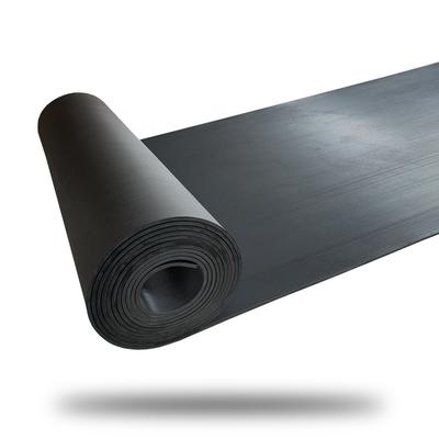 Hot sales eco-friendly fine ribbed rubber mat/textured rubber sheet