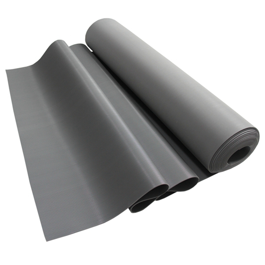 Hot sale natural fine stripe rubber flooring mat antislip rubber mat