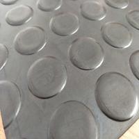 Hot Sale Industrial Vulcanizing 3-10mm Coin Pattern Rubber Mat With Penny Design Garage Rubber Sheet