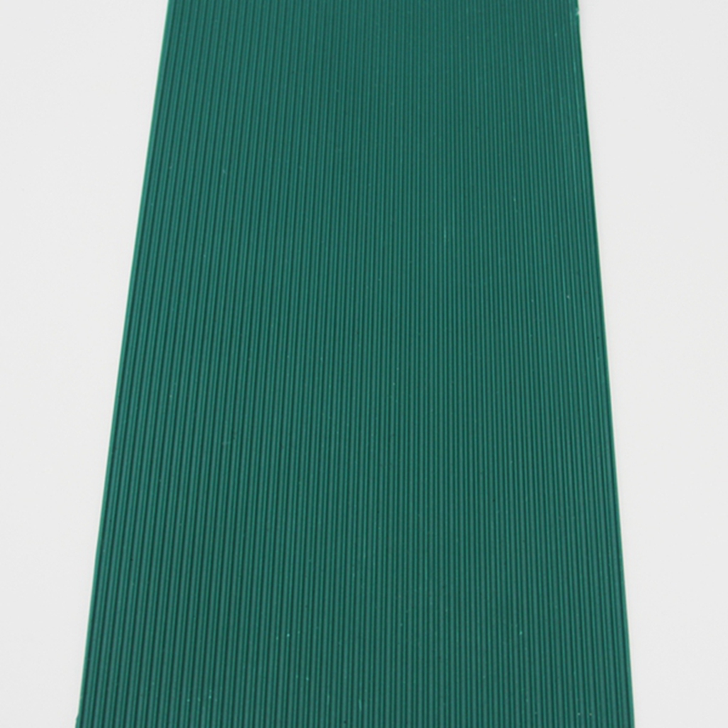 Green 3mm Thick Durable Using Corrugated Rubber Sheet