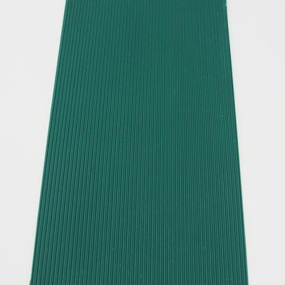 Green 3mm Thick Durable Using Corrugated Rubber Sheet
