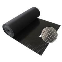 Anti-Slip Waterproof Abrasion Willow Leaf Pattern Rubber Sheet Floor Mat Roll