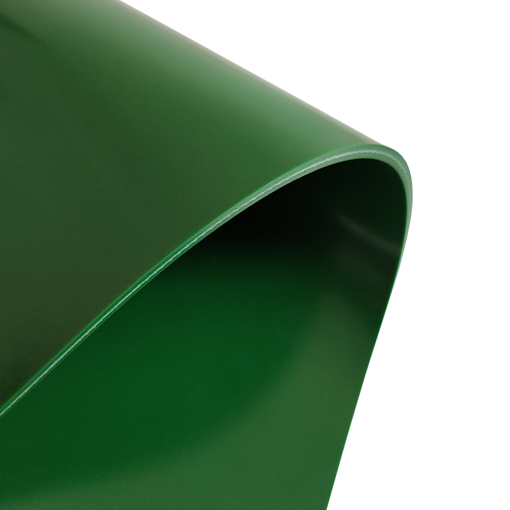 Dark green high-strength wear-resistant polyurethane pu conveyor belt